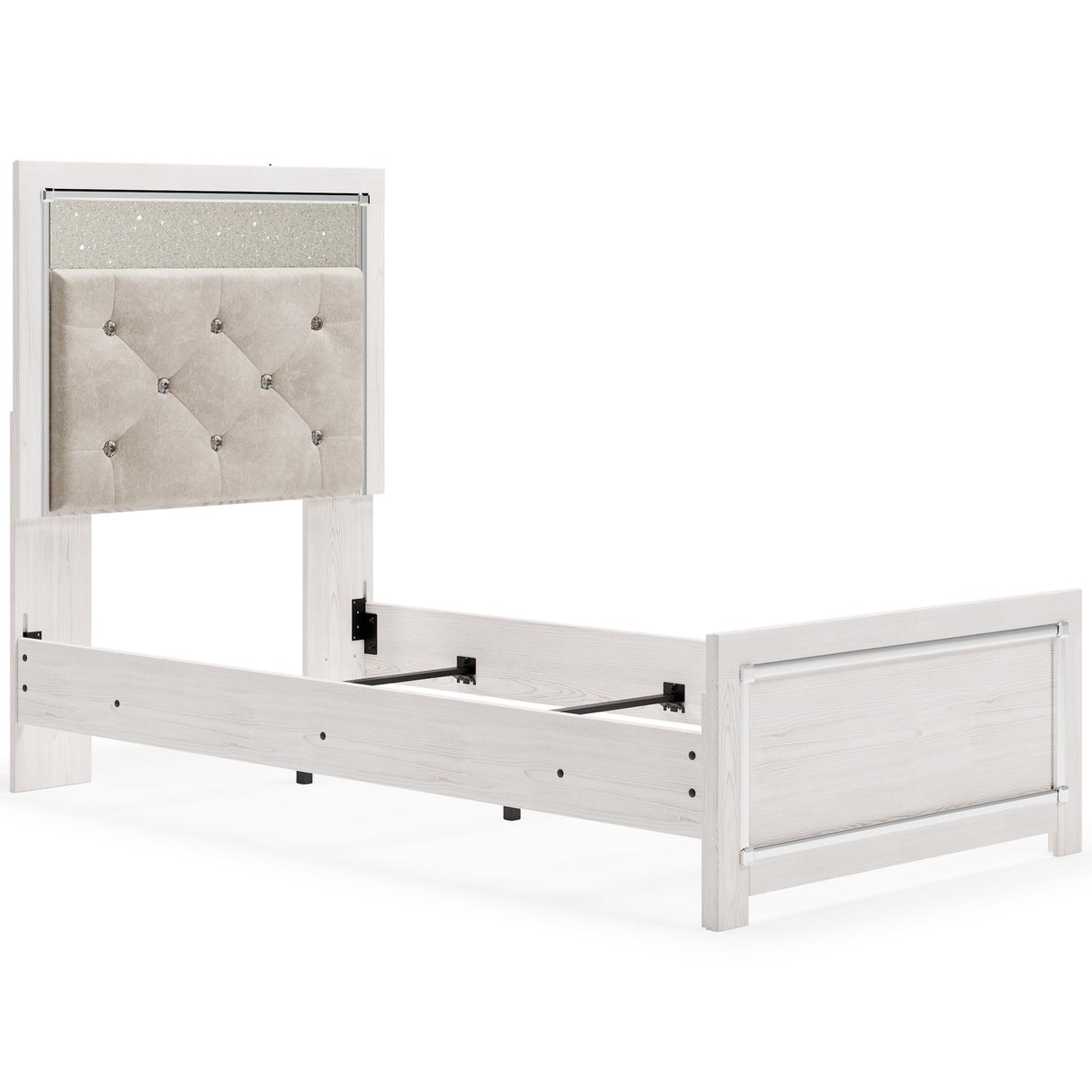 Altyra White Upholstered LED Youth Panel Bedroom Set from Ashley - Luna Furniture