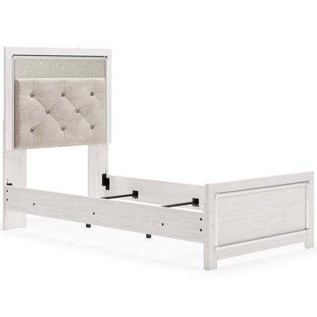 Altyra White Upholstered LED Youth Panel Bedroom Set from Ashley - Luna Furniture