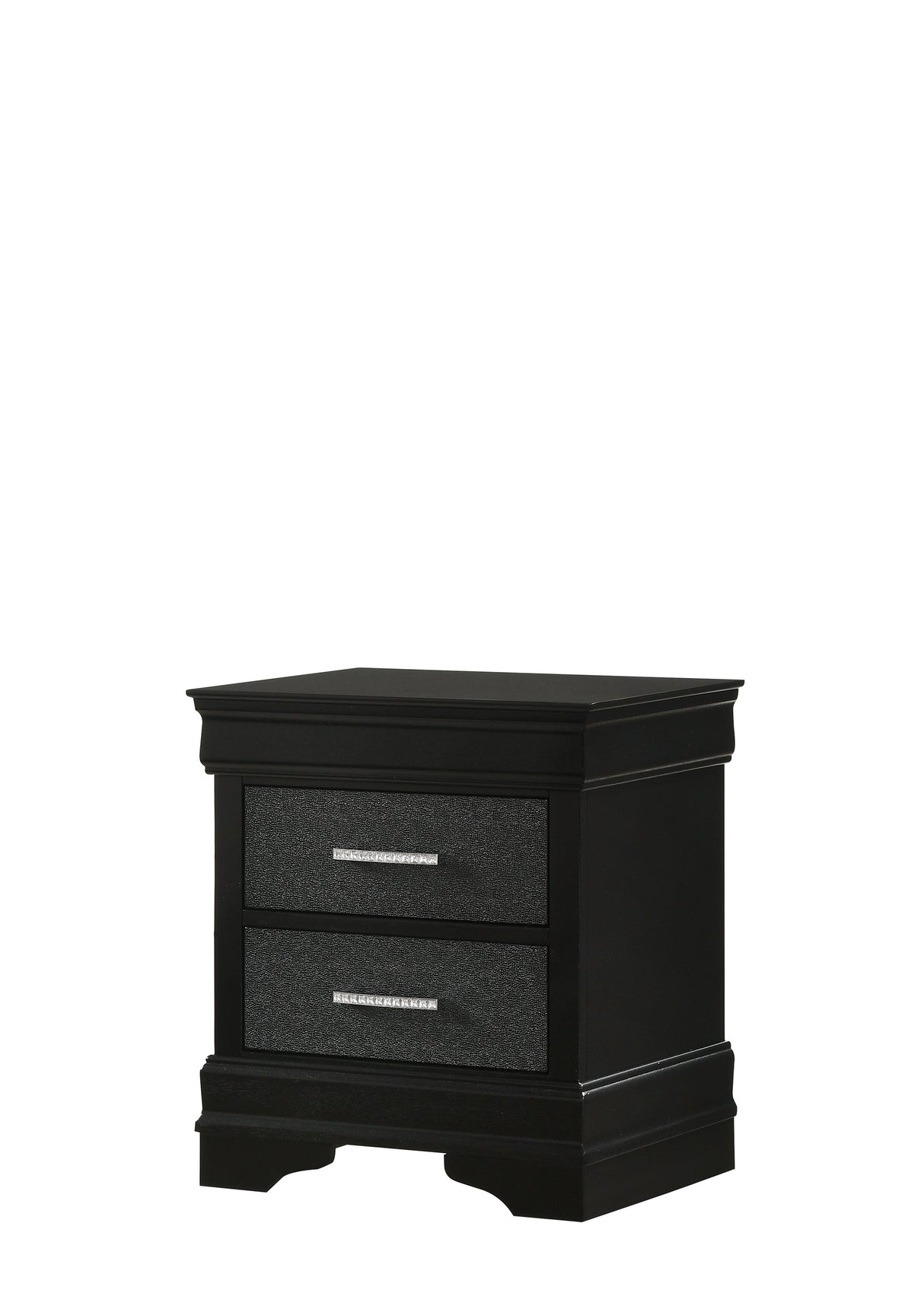Amalia Black Nightstand from Crown Mark - Luna Furniture