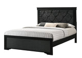 Amalia Black Upholstered Panel Bedroom Set from Crown Mark - Luna Furniture