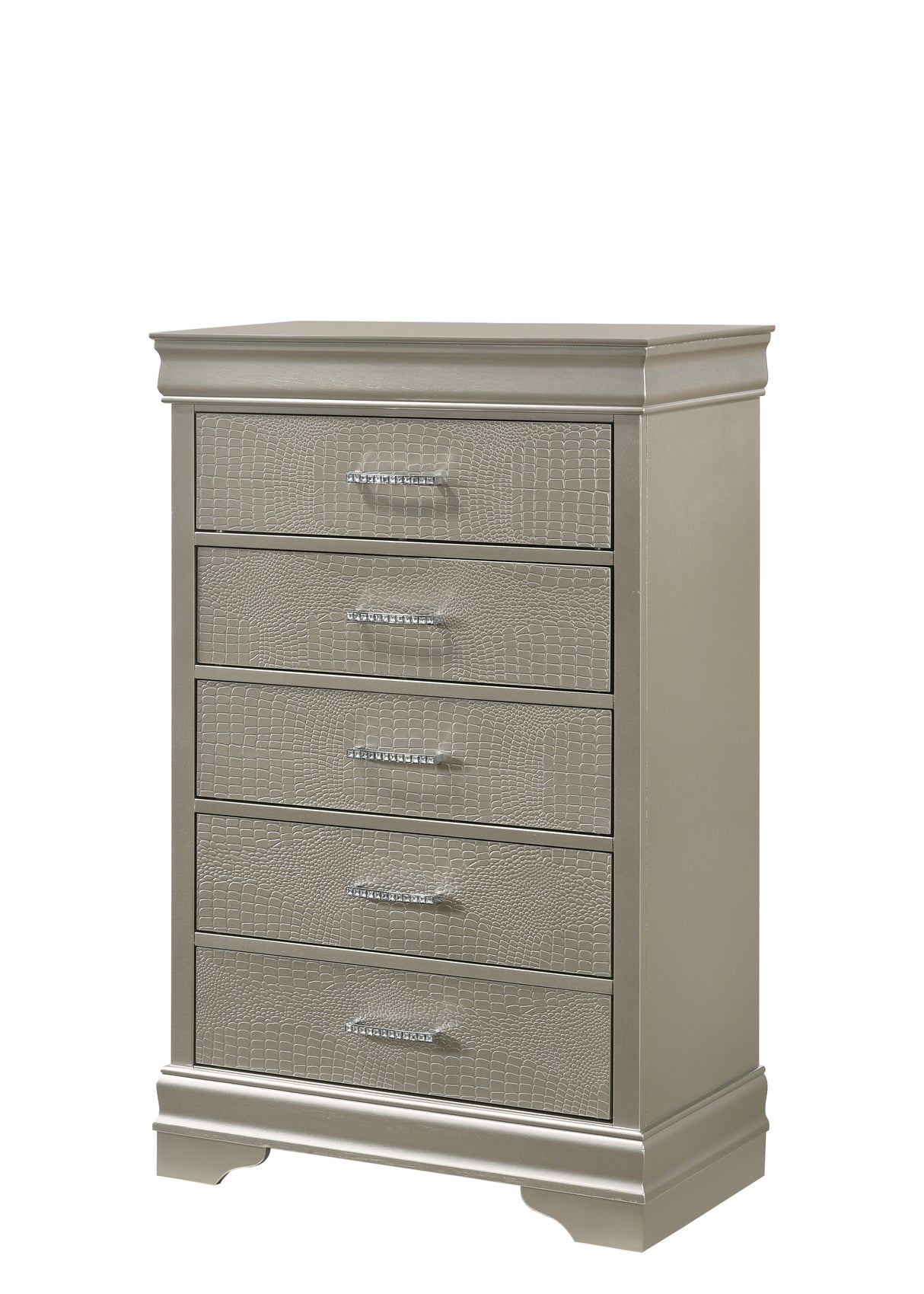 silver champagne dresser Glory Furniture Lorana Silver Champagne Dresser