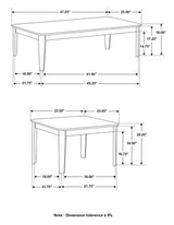 Amaro Dark Brown 3-Piece Occasional Set from Coaster - Luna Furniture