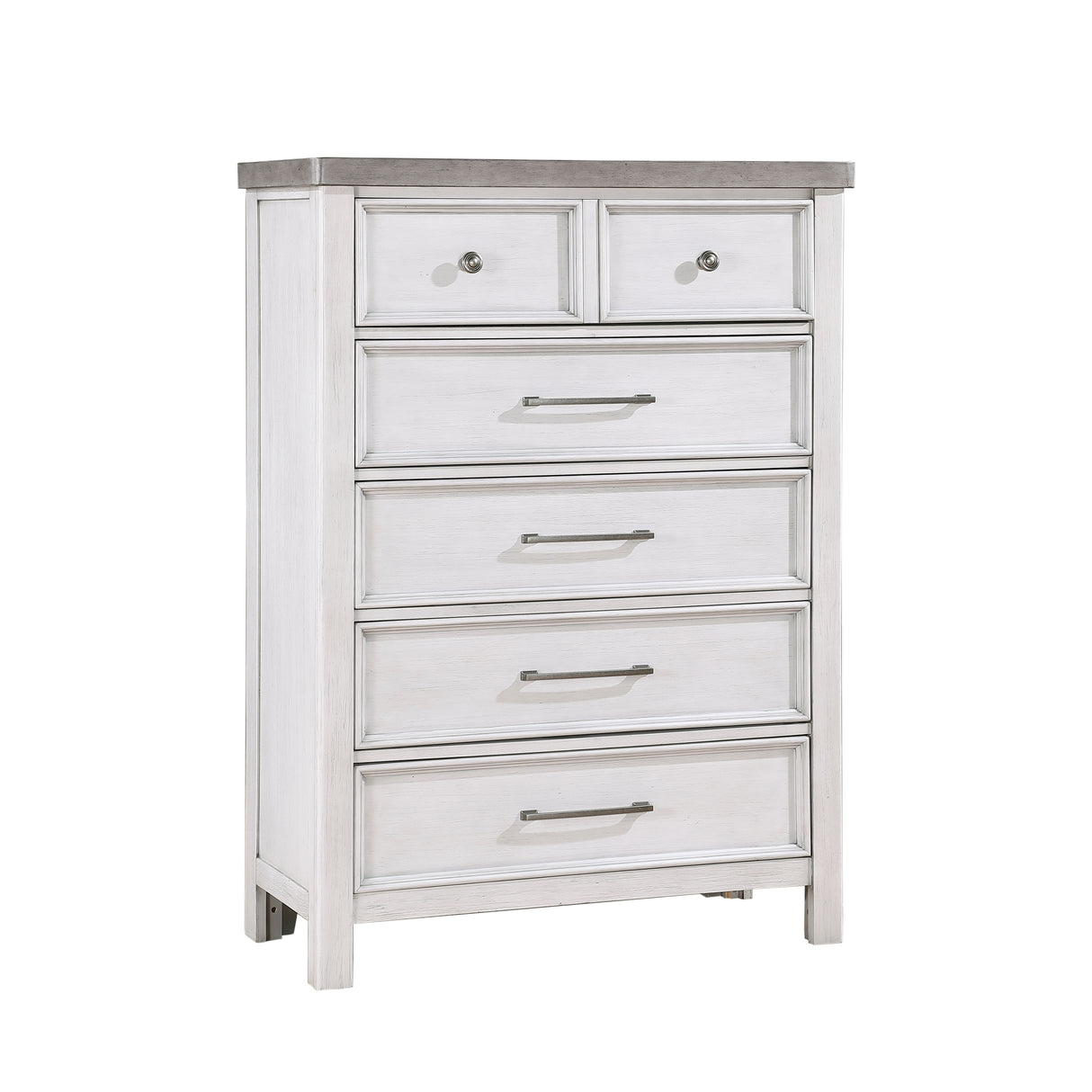 Ambrose Antique White/Gray Chest from Homelegance - Luna Furniture