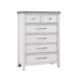 Ambrose Antique White/Gray Chest from Homelegance - Luna Furniture
