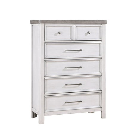 Ambrose Antique White/Gray Chest from Homelegance - Luna Furniture