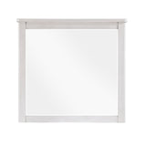 Ambrose Antique White/Gray Mirror (Mirror Only) from Homelegance - Luna Furniture