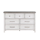 Ambrose Antique White/Gray Dresser from Homelegance - Luna Furniture