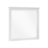 Ambrose Antique White/Gray Mirror (Mirror Only) from Homelegance - Luna Furniture