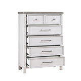 Ambrose Antique White/Gray Chest from Homelegance - Luna Furniture