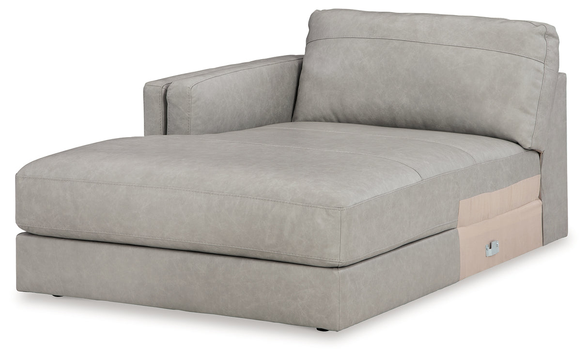 Amiata Glacier Left-Arm Facing Corner Chaise from Ashley - Luna Furniture