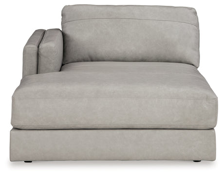 Amiata Glacier Left-Arm Facing Corner Chaise from Ashley - Luna Furniture