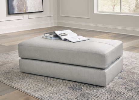 Amiata Glacier Oversized Accent Ottoman from Ashley - Luna Furniture