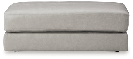 Amiata Glacier Oversized Accent Ottoman from Ashley - Luna Furniture