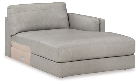 Amiata Glacier Right-Arm Facing Corner Chaise from Ashley - Luna Furniture