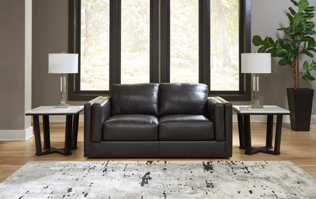 Amiata Onyx Loveseat from Ashley - Luna Furniture