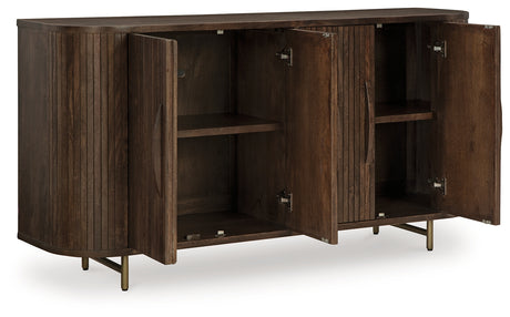 Amickly Dark Brown Accent Cabinet from Ashley - Luna Furniture