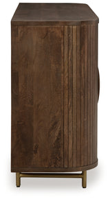 Amickly Dark Brown Accent Cabinet from Ashley - Luna Furniture