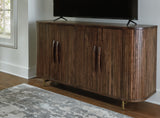 Amickly Dark Brown Accent Cabinet from Ashley - Luna Furniture