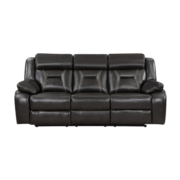 Amite Dark Gray Double Reclining Sofa