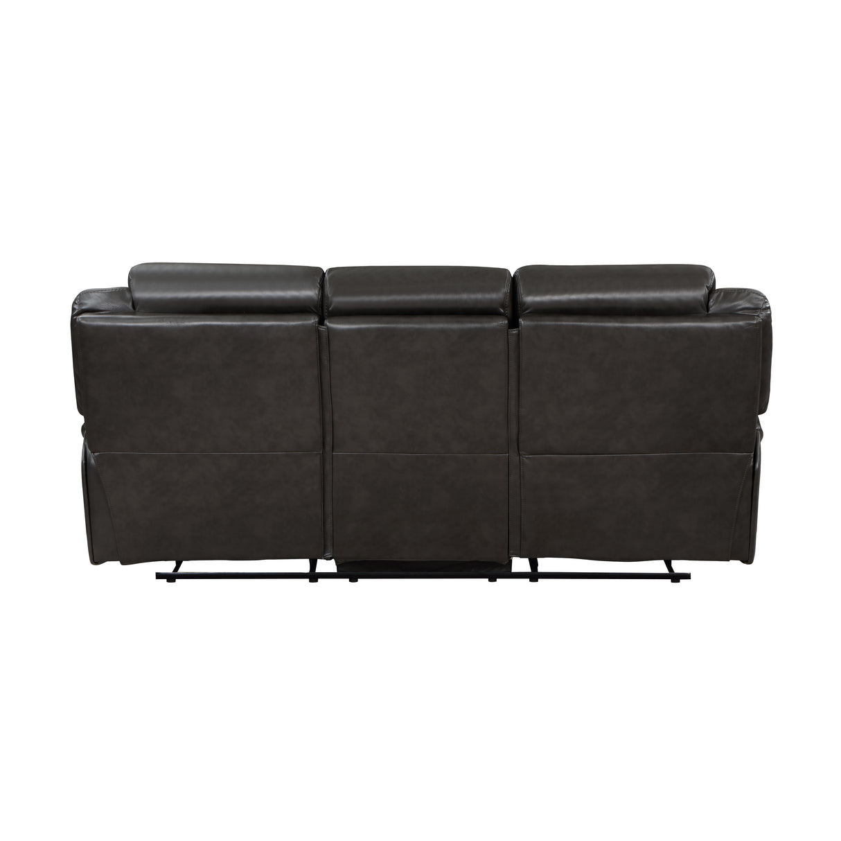 Amite Dark Gray Double Reclining Sofa from Homelegance - Luna Furniture