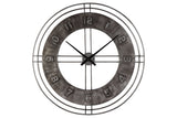 Ana Sofia Antique Gray Wall Clock from Ashley - Luna Furniture
