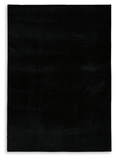 Anaben Black 5' x 7' Rug from Ashley - Luna Furniture