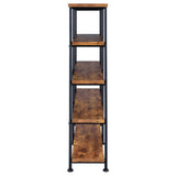 Analiese Antique Nutmeg 4-Shelf Open Bookcase from Coaster - Luna Furniture