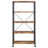 Analiese Antique Nutmeg and Black 2-Piece 3-Drawer Writing Desk Set from Coaster - Luna Furniture