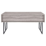 Analiese Gray Driftwood 4-Drawer Writing Desk from Coaster - Luna Furniture