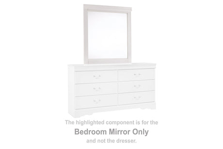 Anarasia White Bedroom Mirror (Mirror Only) from Ashley - Luna Furniture