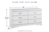 Anarasia White Dresser from Ashley Furniture - Luna Furniture