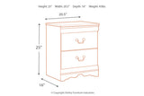 Anarasia White Nightstand from Ashley - Luna Furniture