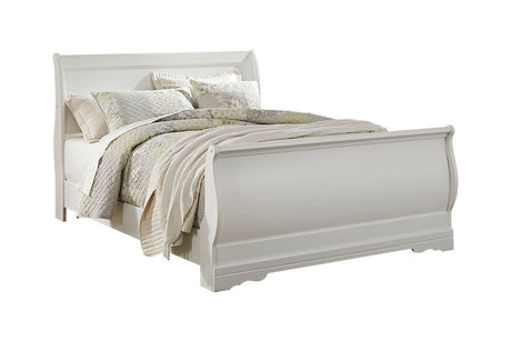 Anarasia White Queen Sleigh Bed from Ashley - Luna Furniture