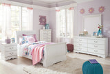 Anarasia White Youth Sleigh Bedroom Set from Ashley - Luna Furniture