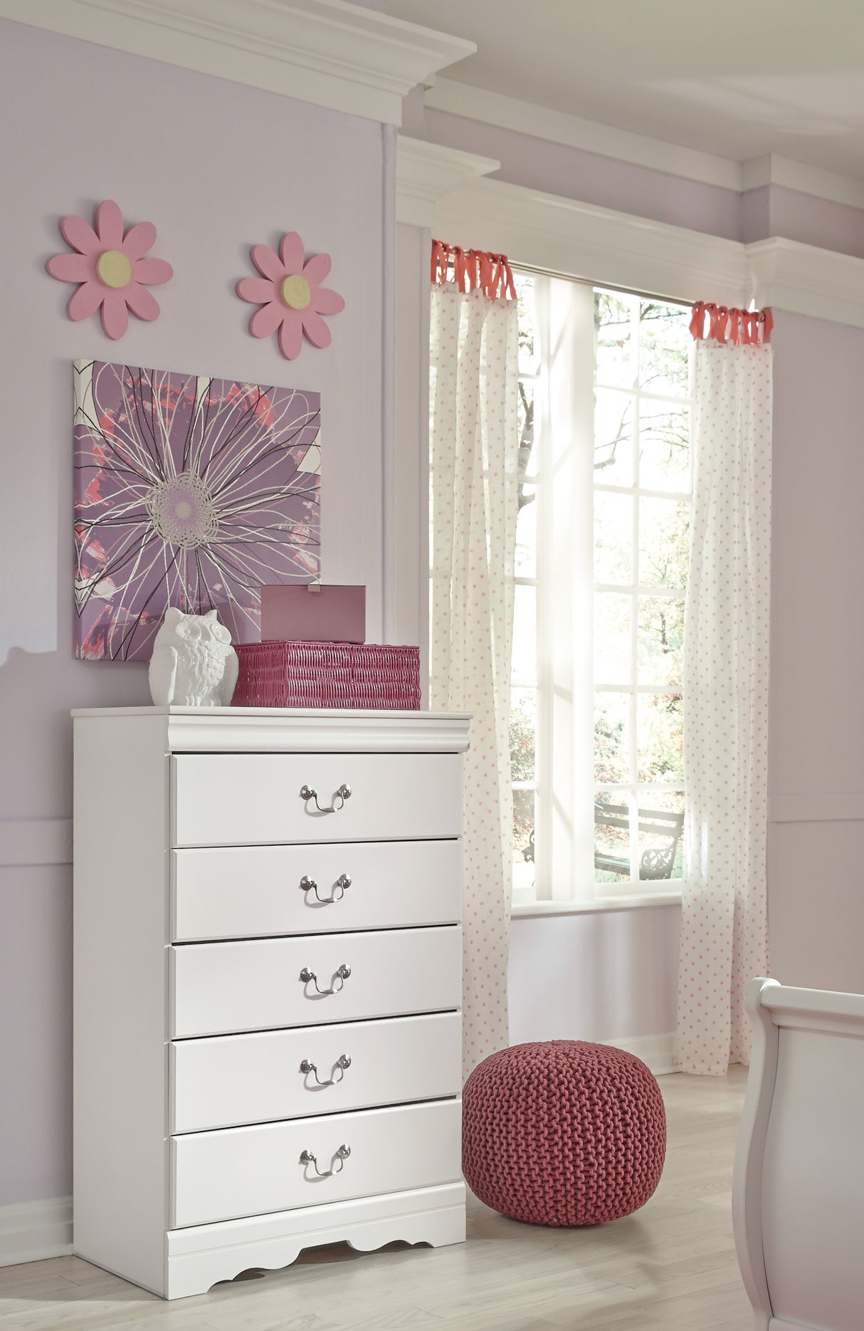 Anarasia White Youth Sleigh Bedroom Set from Ashley - Luna Furniture