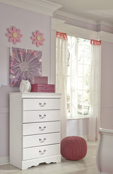 Anarasia White Youth Sleigh Bedroom Set from Ashley - Luna Furniture
