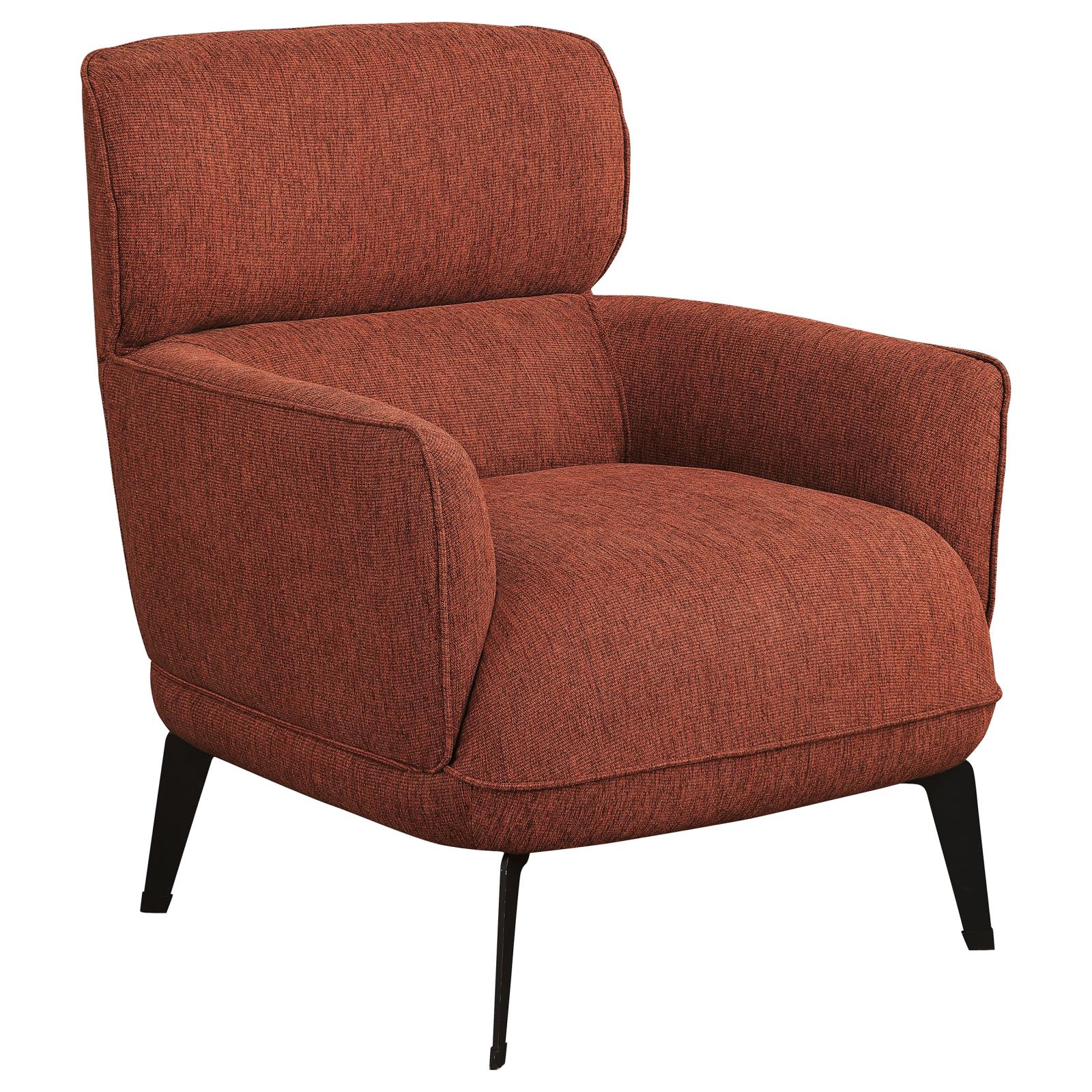 NICENESS ANDERSON Mサイズ Coaster Andrea Heavy Duty High Back Accent Chair Orange - Luna