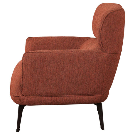 Andrea Orange Heavy Duty High Back Accent Chair from Coaster - Luna Furniture