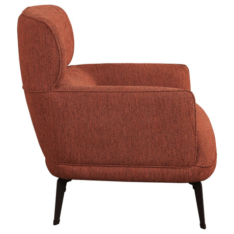 Andrea Orange Heavy Duty High Back Accent Chair from Coaster - Luna Furniture