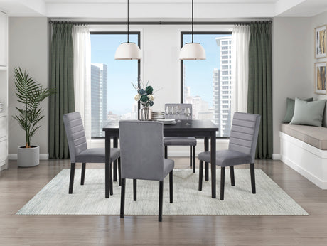 Andreas Gray Dining Side Chair, Set of 2 from Homelegance - Luna Furniture