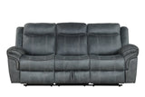 Andres Gray 3-Piece Reclining Living Room Set from Happy Homes - Luna Furniture