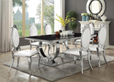 Antoine Chrome 5-Piece Rectangular Dining Set from Coaster - Luna Furniture