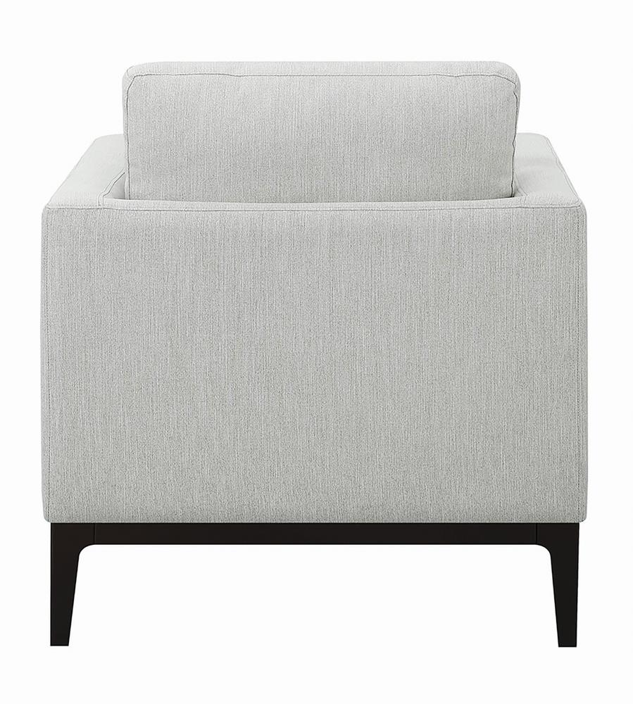 Apperson Light Gray Cushioned Back Arm Chair from Coaster - Luna Furniture