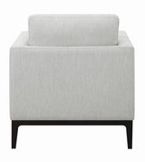 Apperson Light Gray Cushioned Back Arm Chair from Coaster - Luna Furniture