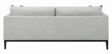 Apperson Light Gray Cushioned Back Sofa from Coaster - Luna Furniture