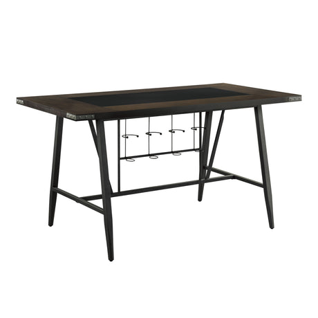 Appert Black/Dark Gray Counter Height Set from Homelegance - Luna Furniture