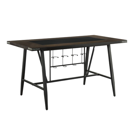 Appert Brown/Dark Gray Counter Height Table from Homelegance - Luna Furniture