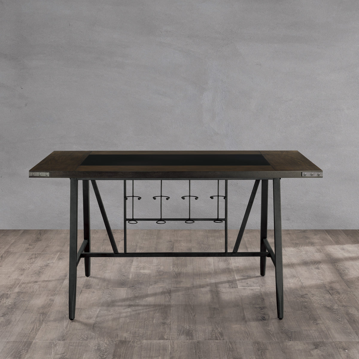 Appert Brown/Dark Gray Counter Height Table from Homelegance - Luna Furniture