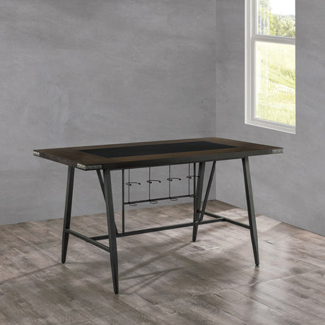 Appert Brown/Dark Gray Counter Height Table from Homelegance - Luna Furniture