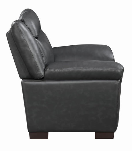 Arabella Gray Pillow Top Upholstered Chair from Coaster - Luna Furniture